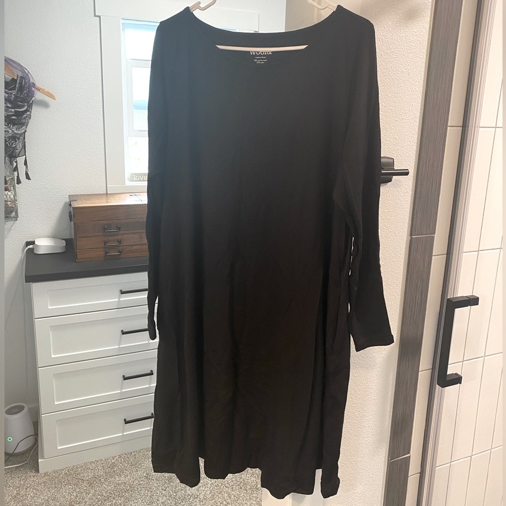 Wool& black Rowena dress size xl